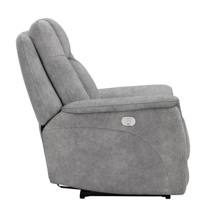 Parker Living - Linus Power Zero Gravity Recliner in Hudson Grey -Set of 2- MLIN#812PHZ-HGY - GreatFurnitureDeal