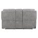 Parker Living - Linus Power Zero Gravity Console Loveseat in Hudson Grey - MLIN#822CPHZ-HGY - GreatFurnitureDeal