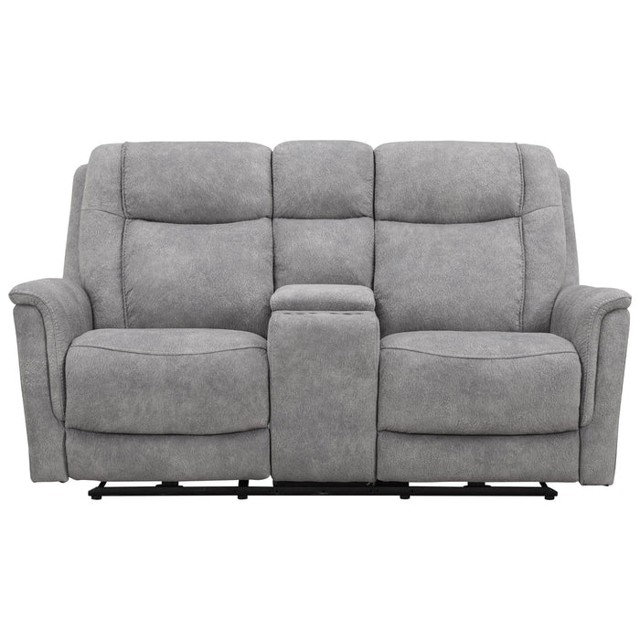 Parker Living - Linus Power Zero Gravity Console Loveseat in Hudson Grey - MLIN#822CPHZ-HGY - GreatFurnitureDeal