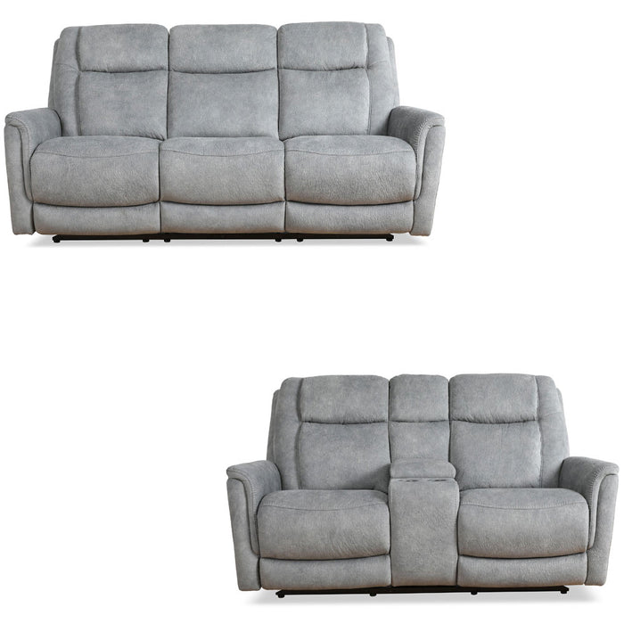 Parker Living - Linus 2 Piece Power Sofa Set in Grey - MLIN#832PHZ-HGY-2SET - GreatFurnitureDeal