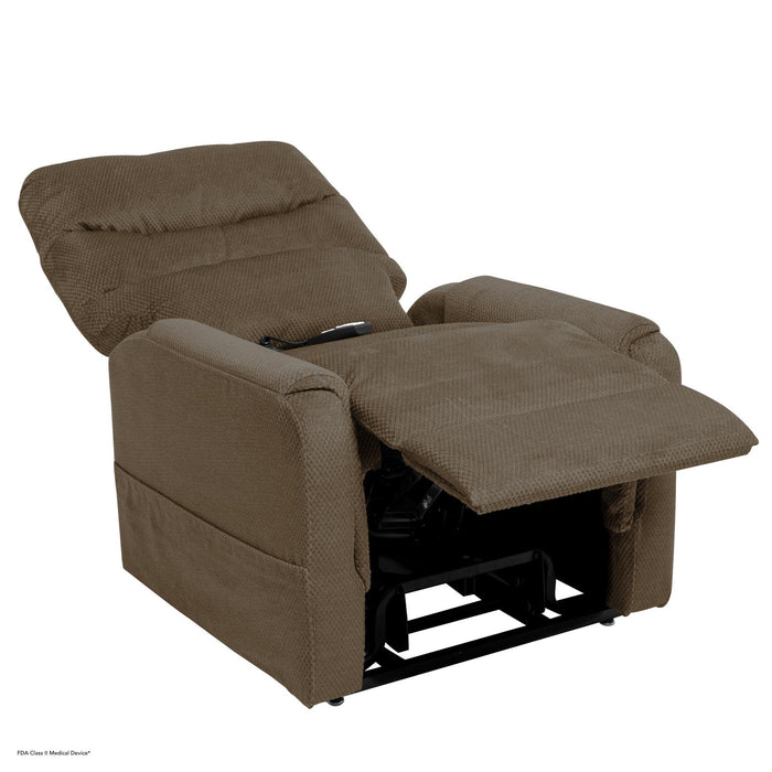 Southern Motion - Spice Trio Invigorate Layflat Lift Recliner with Heat and Massage in Walnut  3601 HM Spice Walnut