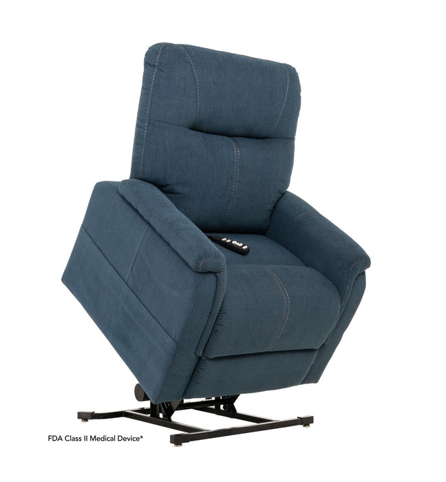 Southern Motion - Dynamo Trio Invigorate Layflat Lift Recliner with Heat and Massage in Indigo - 3620 HM Dynamo Indigo