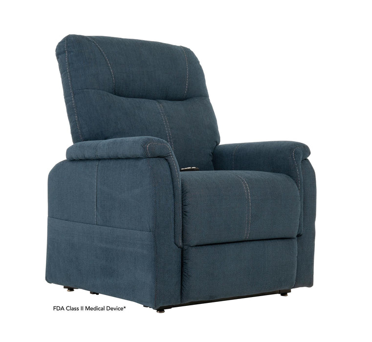 Southern Motion - Dynamo Trio Invigorate Layflat Lift Recliner with Heat and Massage in Indigo - 3620 HM Dynamo Indigo
