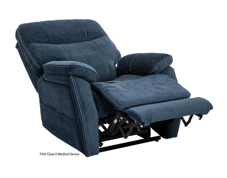 Southern Motion - Velvety Infinite Elite Layflat Lift Recliner in Navy - 3710 Velvety Navy