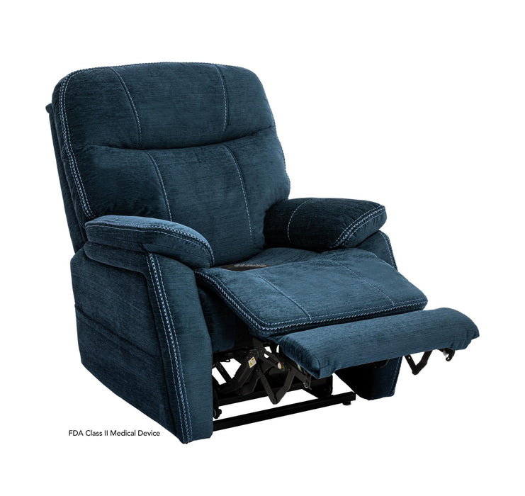 Southern Motion - Velvety Infinite Elite Layflat Lift Recliner in Navy - 3710 Velvety Navy