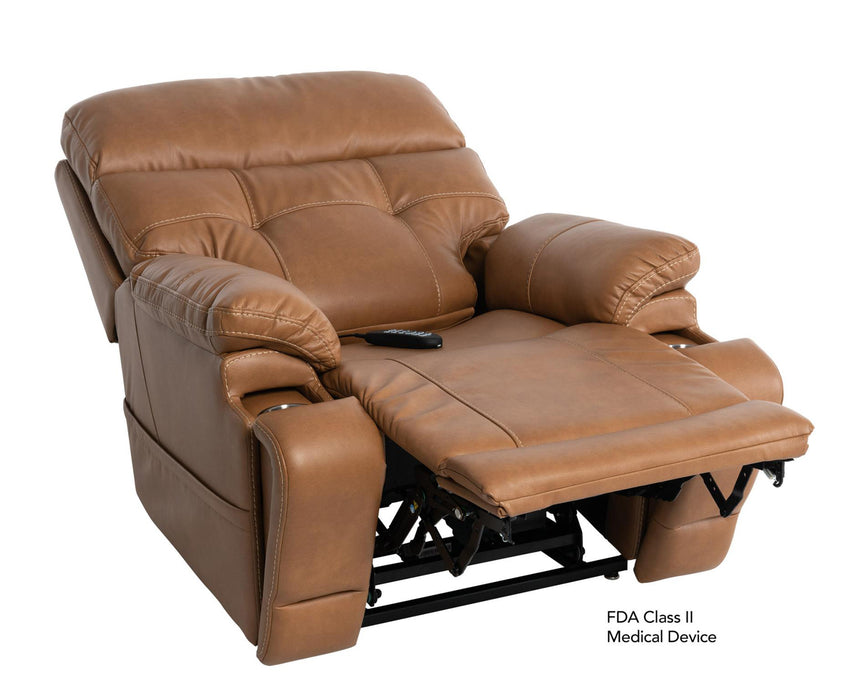 Southern Motion - 3815 Triple Power Massage Lift Recliner in Saddle - 3815 Saddle - GreatFurnitureDeal