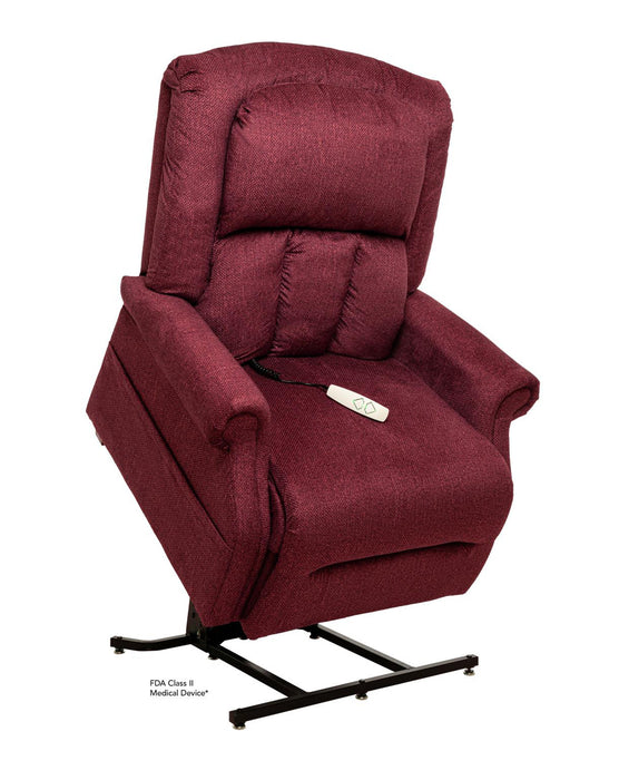Southern Motion - Vance Trio Tenacity Layflat Lift Recliner in Wine - 7001 Vance Wine