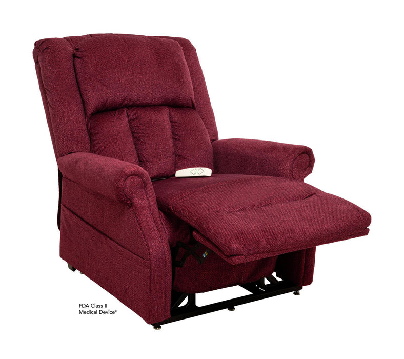Southern Motion - Vance Trio Tenacity Layflat Lift Recliner in Wine - 7001 Vance Wine