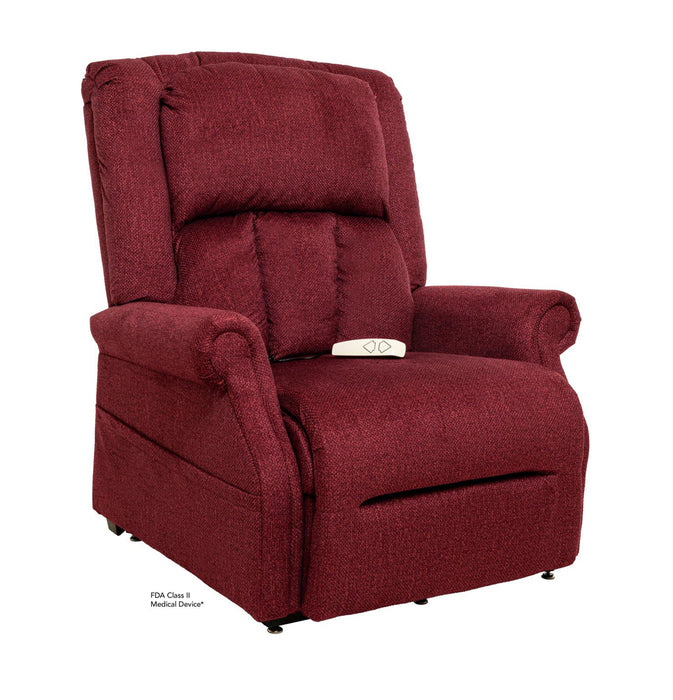 Southern Motion - Vance Trio Tenacity Layflat Lift Recliner with Heat and Massage in Wine - 7001HM Vance Wine