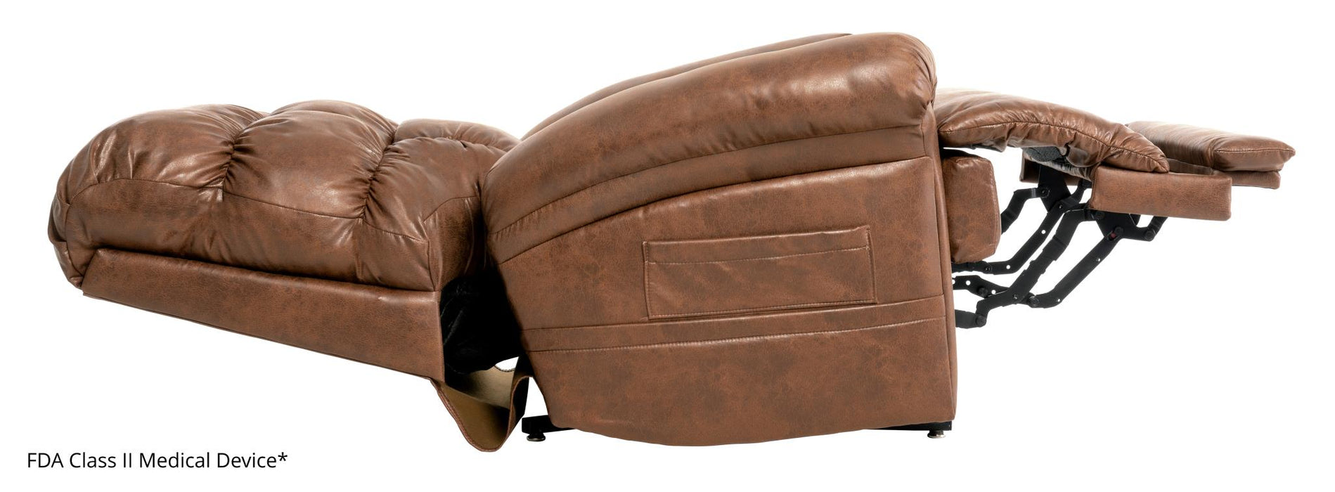 Southern Motion - Waterford Infinite Polo Layflat Lift Recliner in Honey - 1652SO Watford Honey