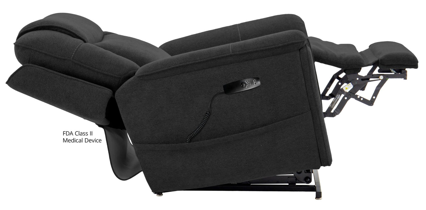 Southern Motion - Trento Layflat Lift Recliner in Charcoal - 3600 Trento Charcoal