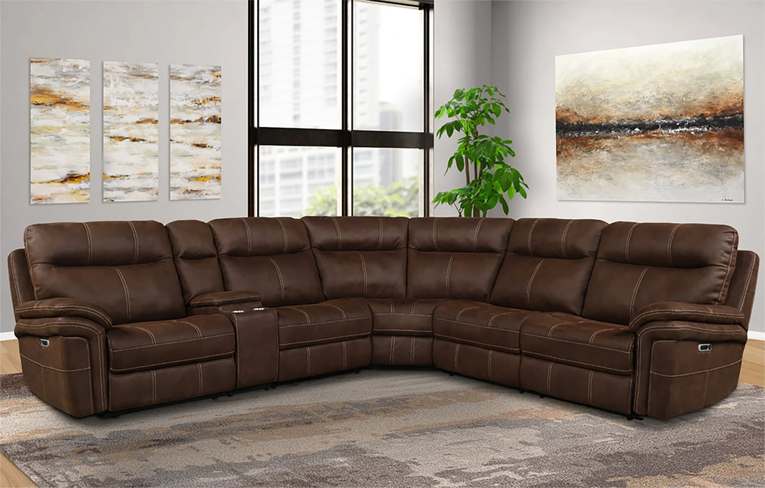 Parker Living - Mason 6 Piece Sectional Sofa in Dark Kahlua - MMA-PACKA(H)-DK - GreatFurnitureDeal