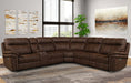 Parker Living - Mason 6 Piece Sectional Sofa in Dark Kahlua - MMA-PACKA(H)-DK - GreatFurnitureDeal