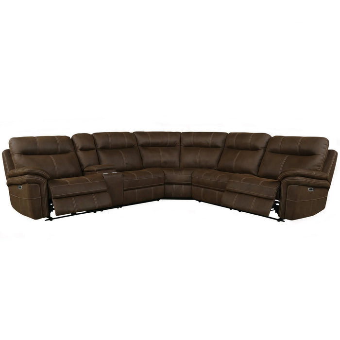 Parker Living - Mason 6 Piece Sectional Sofa in Dark Kahlua - MMA-PACKA(H)-DK - GreatFurnitureDeal