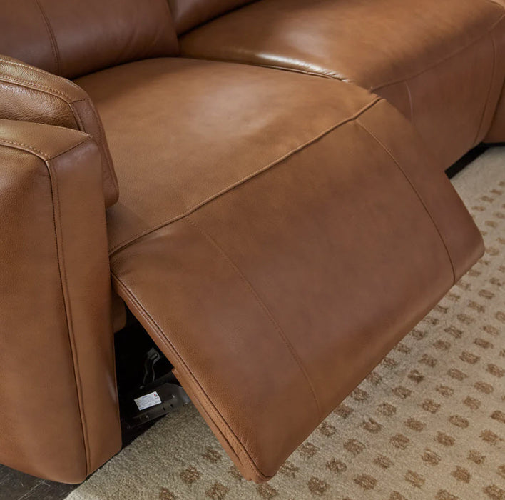Parker Living - Modesto 6 Piece Modular Power Reclining Sectional with Power Adjustable Headrests in Sable - MMOD-PACKA(H)-SABL - GreatFurnitureDeal