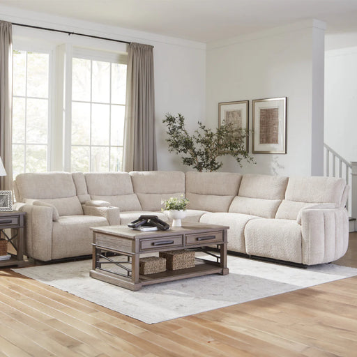 Parker Living - Modesto 6 Piece Modular Power Reclining Sectional in Buttercream - MMOD-PACKA(H)-BUCR - GreatFurnitureDeal