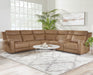 Parker Living - Momentum 6 Piece Modular Power Reclining Sectional in Cashew - MMTM-PACKA(HZ)-HM-CSHW - GreatFurnitureDeal
