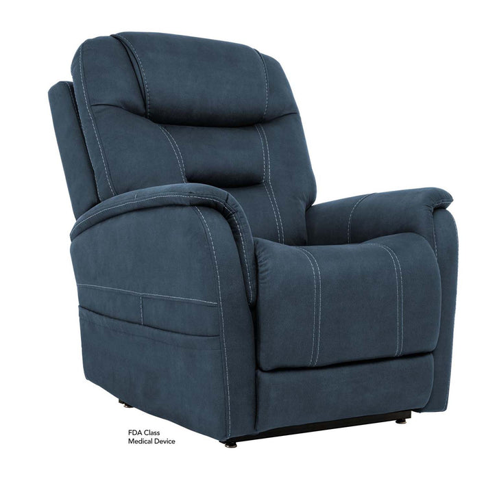 Southern Motion - Stonewash Infinite Elite Layflat Life Recliner in Ocean - 3730 Stonewash Ocean