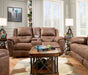 Southern Motion - Pandora Double Reclining Console Loveseat in Mocha - 751-28 - GreatFurnitureDeal