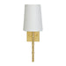 Worlds Away - Molly Wall Sconce In Gold Leaf - MOLLY G - GreatFurnitureDeal