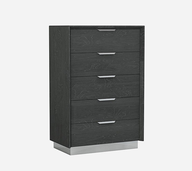 J&M Furniture - The Monte Leone Grey Lacquer Drawer Chest - 180234-CH-GREY LACQUER