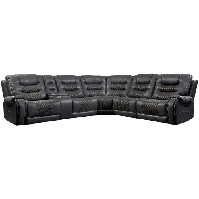 Parker Living - Outlaw 6 Piece Sectional Sofa in Stallion - MOUT-PACKT(H)-STA - GreatFurnitureDeal