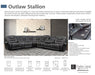 Parker Living - Outlaw 6 Piece Sectional Sofa in Stallion - MOUT-PACKT(H)-STA - GreatFurnitureDeal
