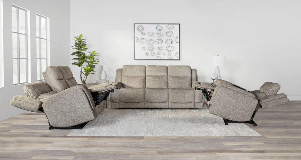 Parker Living - Penfield Power Zero Gravity Recliner with Heat & Massage P3 in Frappe (Set of 2) - MPEN#812PHLZ-HM-FRAP - GreatFurnitureDeal