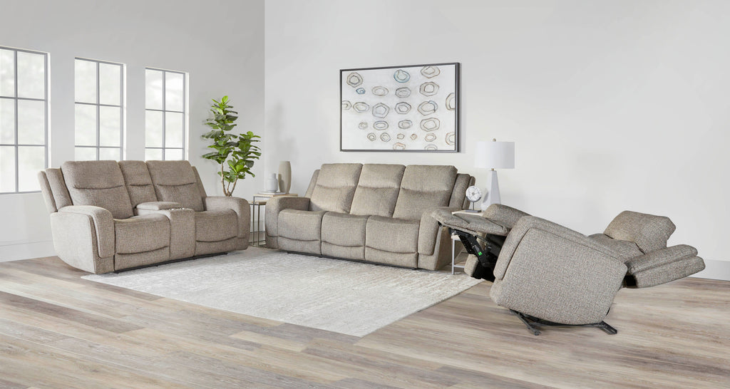 Parker Living - Penfield Power Zero Gravity Recliner with Heat & Massage P3 in Frappe (Set of 2) - MPEN#812PHLZ-HM-FRAP - GreatFurnitureDeal