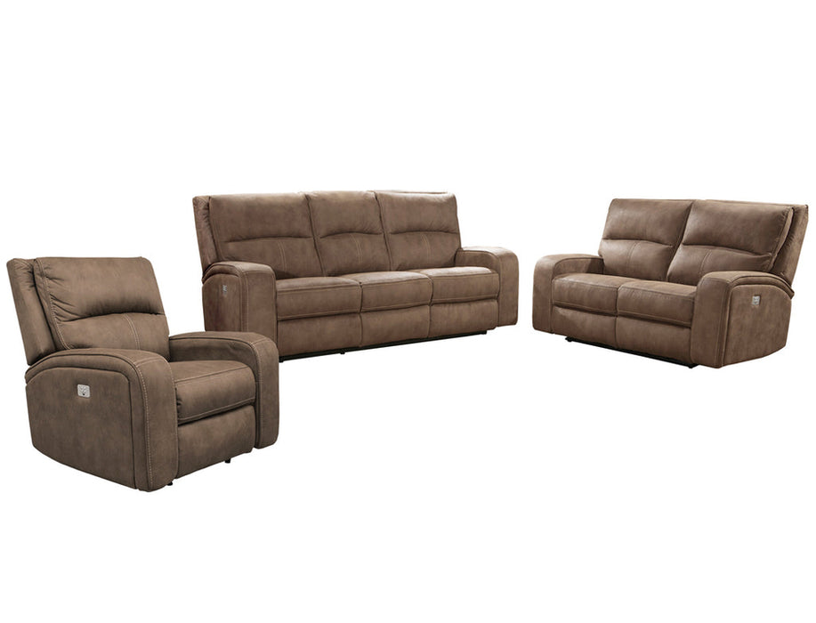 Parker Living - Polaris Dual Power Reclining Loveseat in Kahlua - MPOL#822PH-KA - GreatFurnitureDeal
