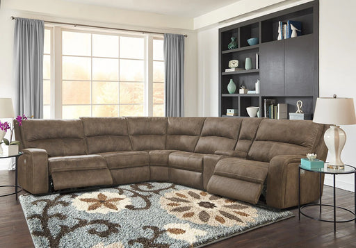 Parker Living - Polaris 6 Piece Sectional Sofa in Kahlua - MPOL-PACKA(H)-KA - GreatFurnitureDeal