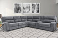 Parker Living - Polaris 6 Piece Modular Sectional in Bizmark Grey - MPOL-PACKA(H)-BIG - GreatFurnitureDeal