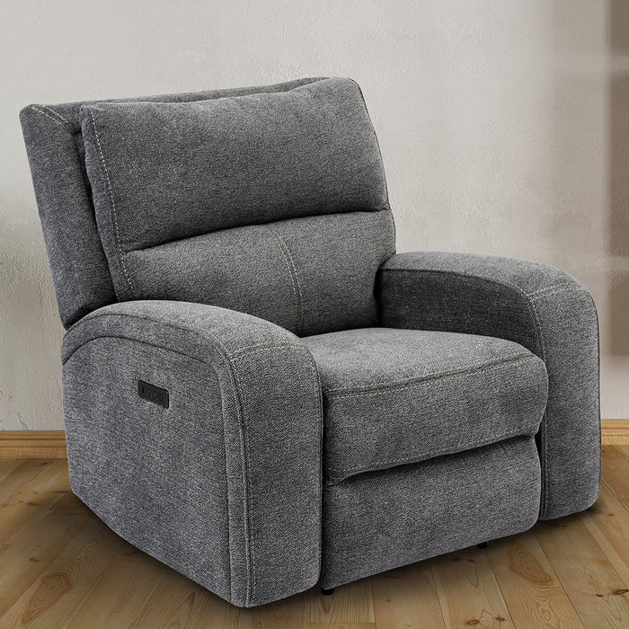Parker Living - Polaris 3 Piece Power Living Room Set in Bizmark Grey - MPOL#832PH-822PH-812PH-BIG - GreatFurnitureDeal