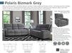 Parker Living - Polaris Power Recliner in Bizmark Grey -Set of 2- MPOL#812PH-BIG - GreatFurnitureDeal