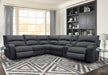 Parker Living - Polaris 6 Piece Sectional Sofa in Slate - MPOL-PACKA(H)-SLA - GreatFurnitureDeal