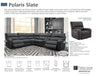 Parker Living - Polaris 6 Piece Sectional Sofa in Slate - MPOL-PACKA(H)-SLA - GreatFurnitureDeal
