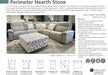Parker Living - Perimeter 5 Piece Sectional Sofa in Hearth Stone - MPRM-PACKB(H)-HRS - GreatFurnitureDeal