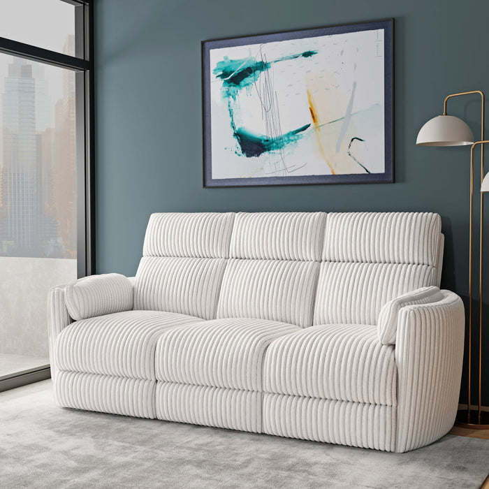 Parker Living - Radius Power Reclining Sofa in Mega Ivory Off White Fabric - MRAD#832P-MGIV - GreatFurnitureDeal