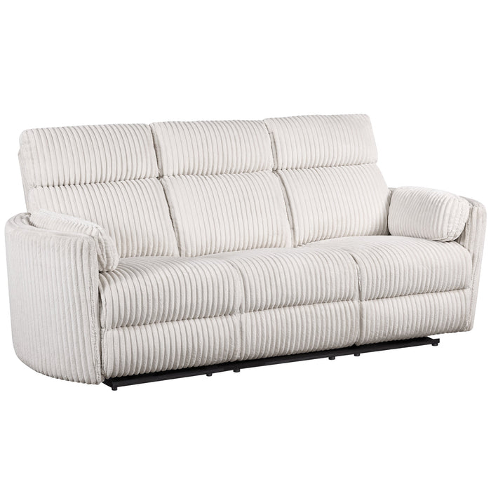 Parker Living - Radius Power Reclining Sofa in Mega Ivory Off White Fabric - MRAD#832P-MGIV - GreatFurnitureDeal