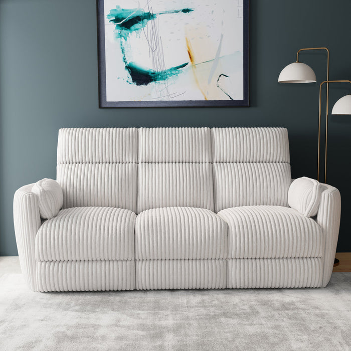 Parker Living - Radius Power Reclining Sofa in Mega Ivory Off White Fabric - MRAD#832P-MGIV - GreatFurnitureDeal