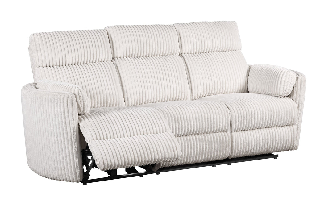 Parker Living - Radius Power Reclining Sofa in Mega Ivory Off White Fabric - MRAD#832P-MGIV
