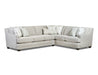 Southern Home Furnishings - Charlotte Sectional in Green/Grey - 7000-31L/33R Charlotte Cremini - GreatFurnitureDeal