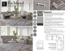 Parker Living - Richland 6 Piece Modular Power Reclining Sectional in Bristol Grey - MRIC-PACK6T(H)-BRGR - GreatFurnitureDeal