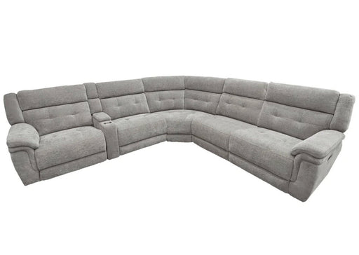 Parker Living - Richland 6 Piece Modular Power Reclining Sectional in Bristol Grey - MRIC-PACK6T(H)-BRGR - GreatFurnitureDeal