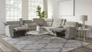Parker Living - Richland 7 Piece Modular Power Reclining Sectional in Bristol Grey - MRIC-PACK7T(H)-BRGR - GreatFurnitureDeal