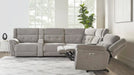 Parker Living - Richland 7 Piece Modular Power Reclining Sectional in Bristol Grey - MRIC-PACK7T(H)-BRGR - GreatFurnitureDeal