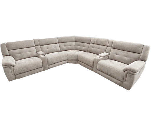 Parker Living - Richland 7 Piece Modular Power Reclining Sectional in Bristol Grey - MRIC-PACK7T(H)-BRGR - GreatFurnitureDeal