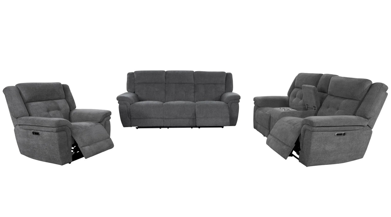 Parker Living - Richland Power Recliner in Bristol Grey (Set of 2) - MRIC#812PH-BRGR - GreatFurnitureDeal