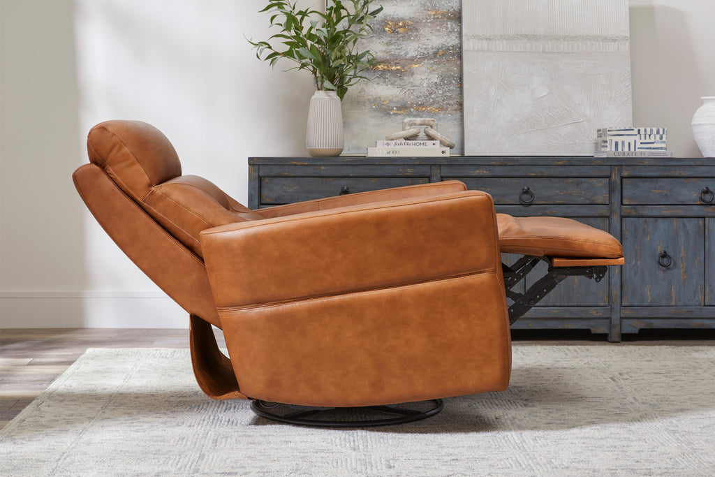 Parker Living - Remmington Power Swivel Glider Recliner in Vintage Caramel (Set of 2) - MRMG#812GSPH-VGCM - GreatFurnitureDeal