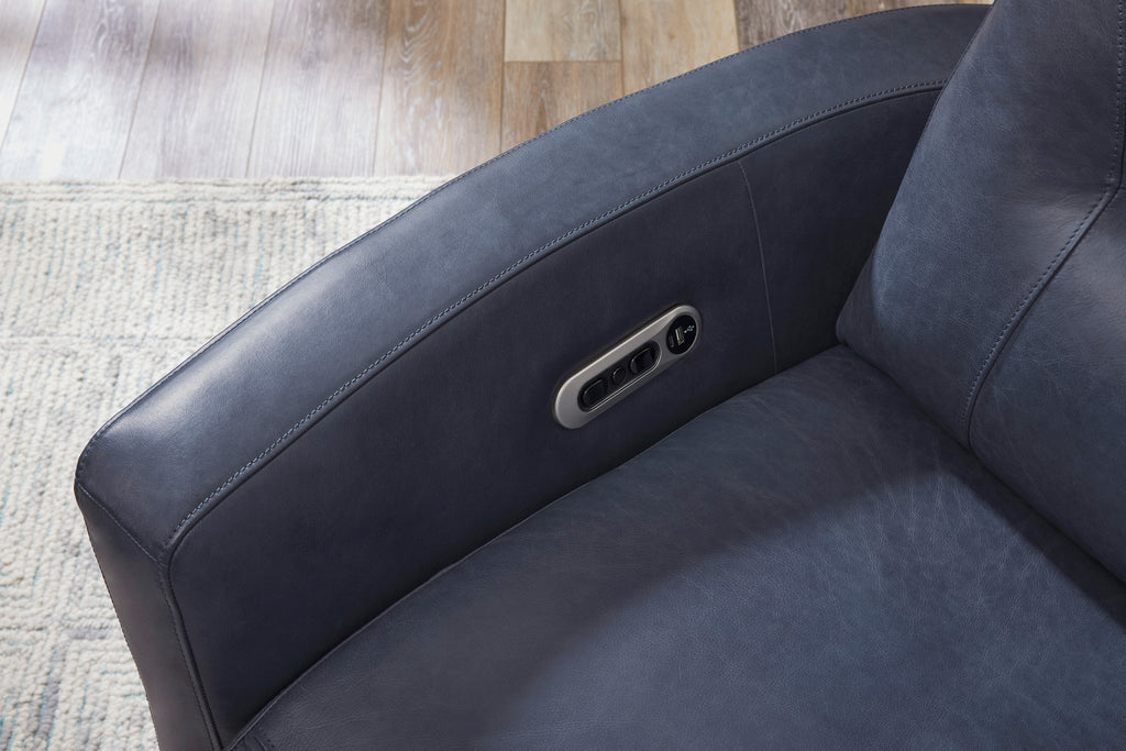 Parker Living - Remmington Power Swivel Glider Recliner in Vintage Navy (Set of 2) - MRMG#812GSPH-VGNV - GreatFurnitureDeal